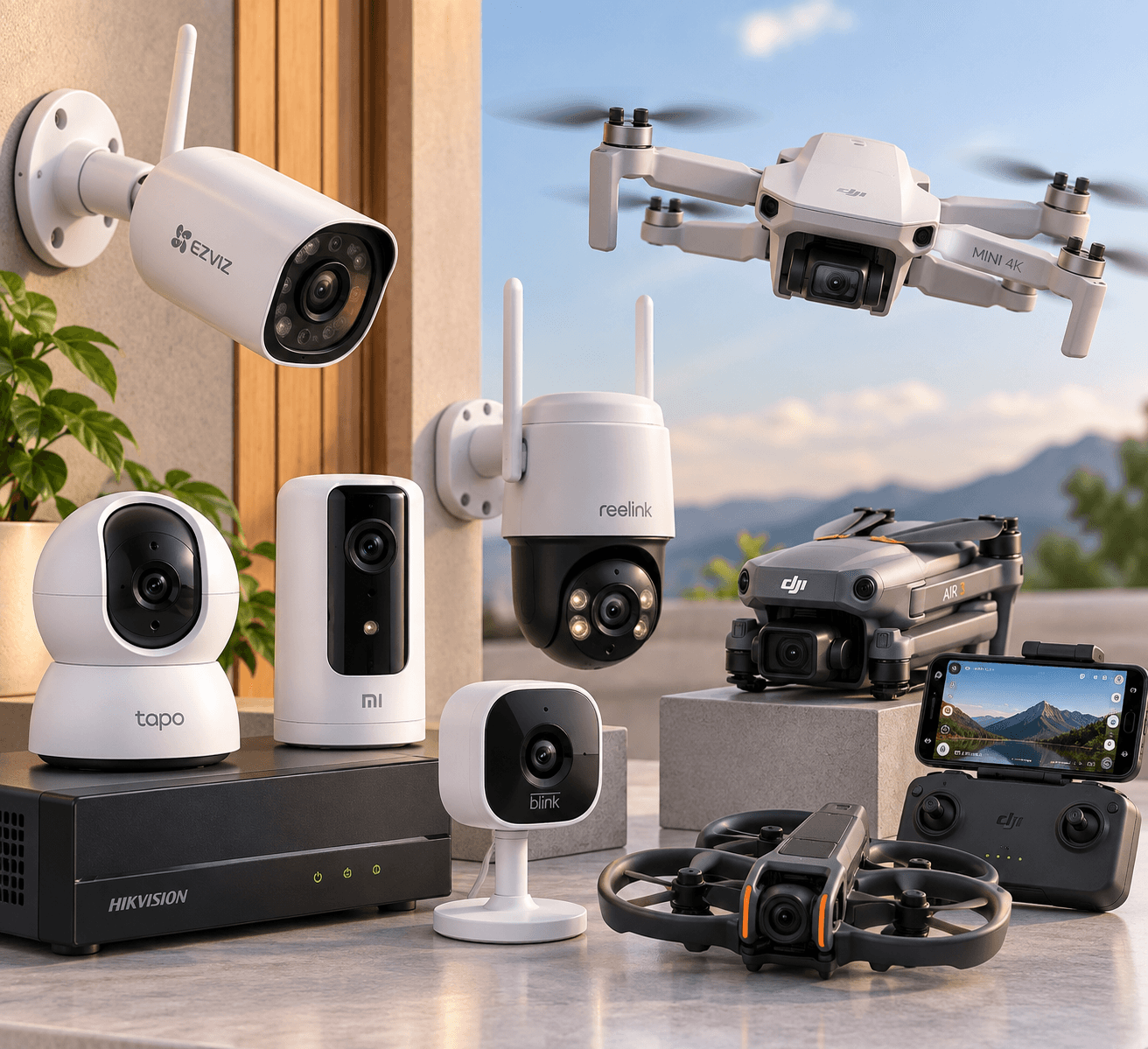 CCTV Cameras & Drones