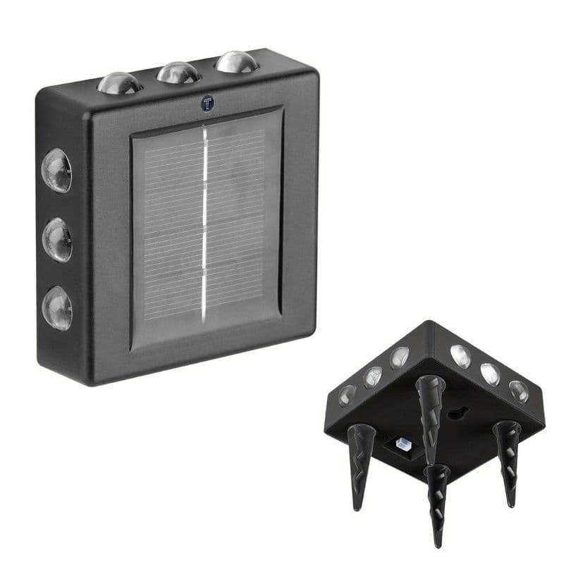 2-in-1 LED Solar Lamp | Outdoor Waterproof Garden & Wall Light thumbnail 3
