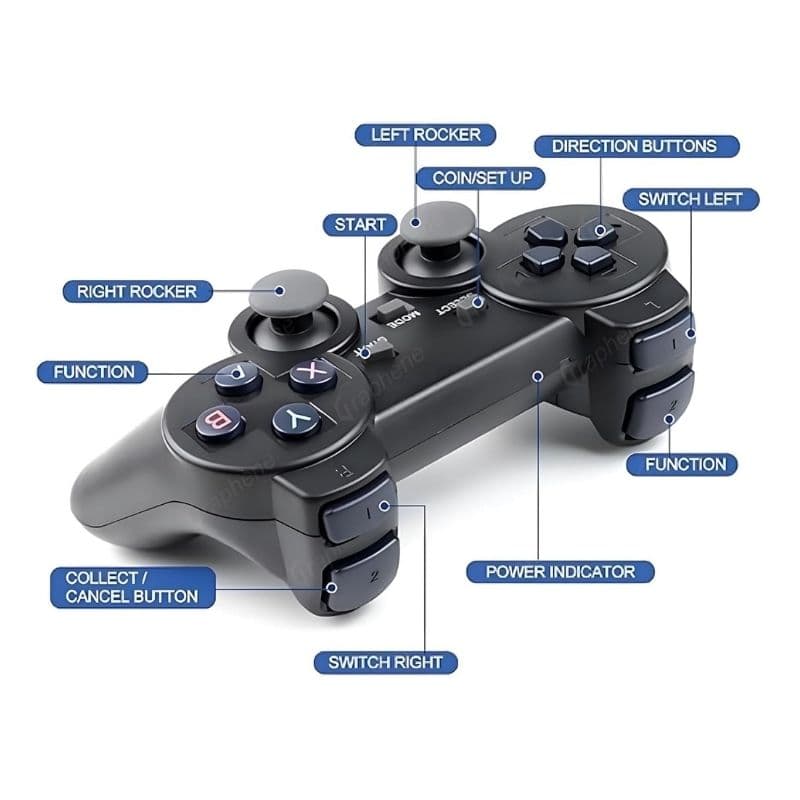 2.4G Wireless Portable Pocket Console ( Model - M8 ) thumbnail 2