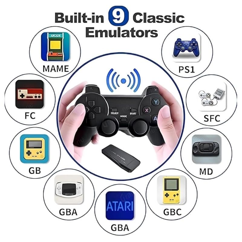 2.4G Wireless Portable Pocket Console ( Model - M8 ) thumbnail 3