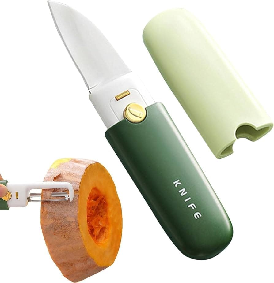 2-in-1 Foldable Paring Knife & Vegetable Peeler thumbnail 2