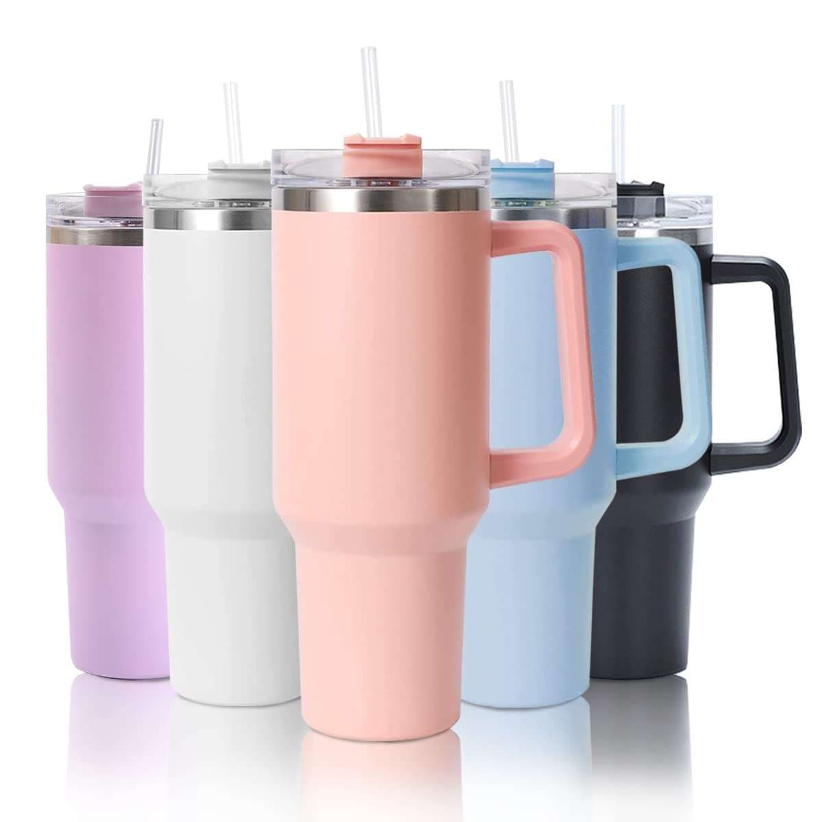 1200 ml Tumbler with Straw Lid and Handle